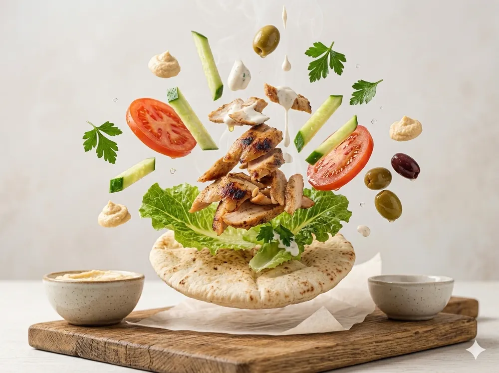 Восточная шаверма по-арабски